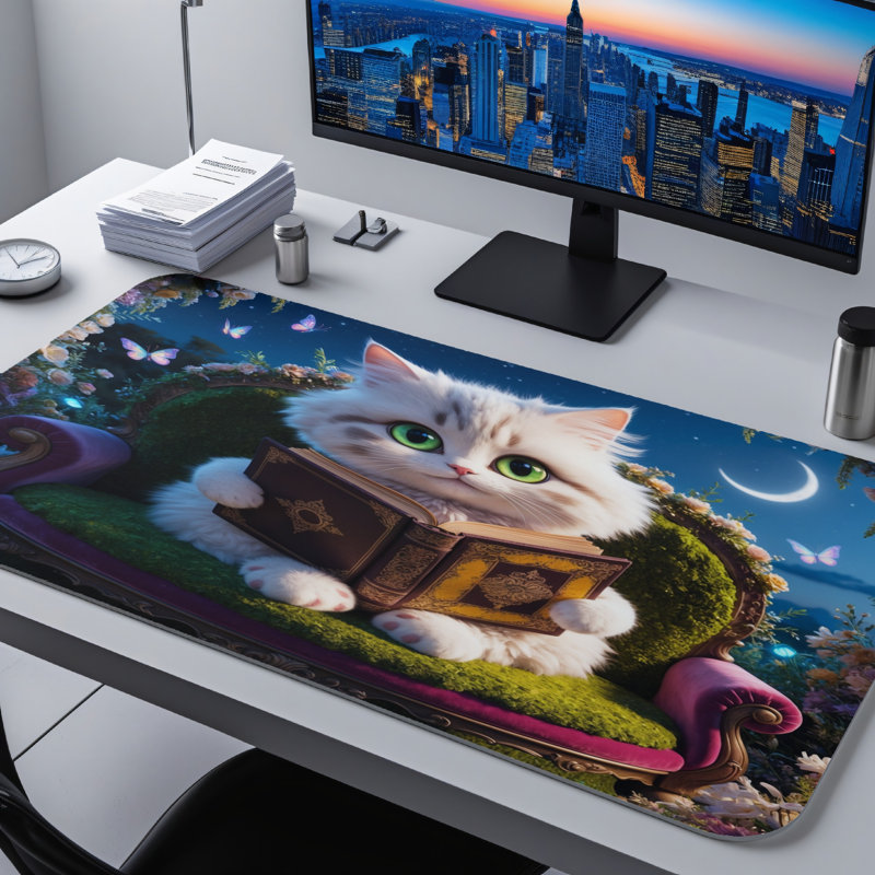 Polyester Desk Pad, 31.5x15.5