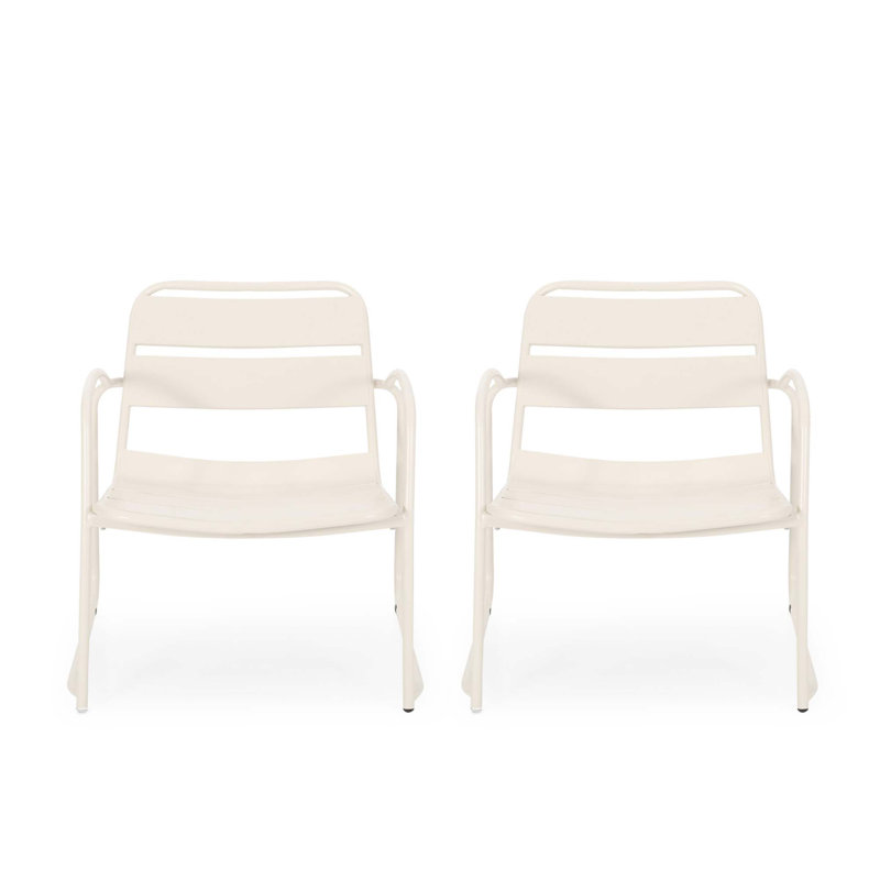 Chaise CONRAD, Blanc mat
