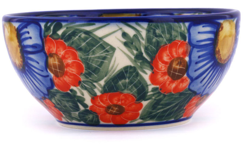 Flowers In Bloom Stoneware Rice Bowl