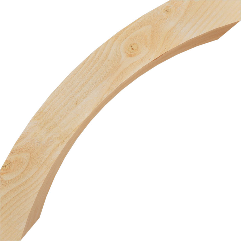 Genouillère Thorton, Sapin Douglas de 6 po (sciage brut), 26 po X P 26 po H