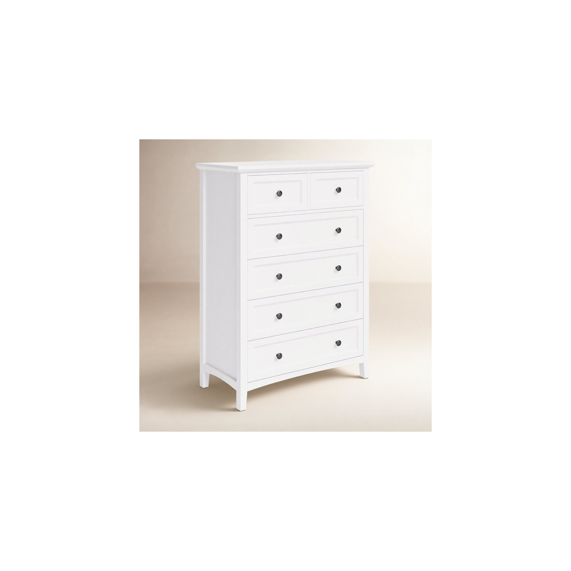 Renee 5 - Drawer Dresser, White