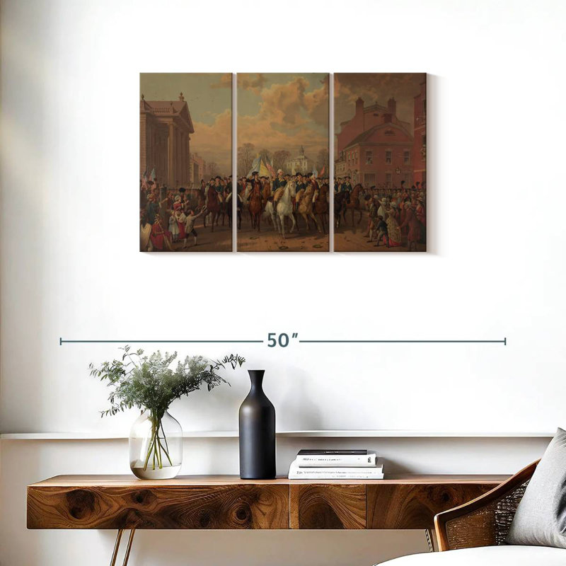 Evacuation Day, 20" H x 33" W