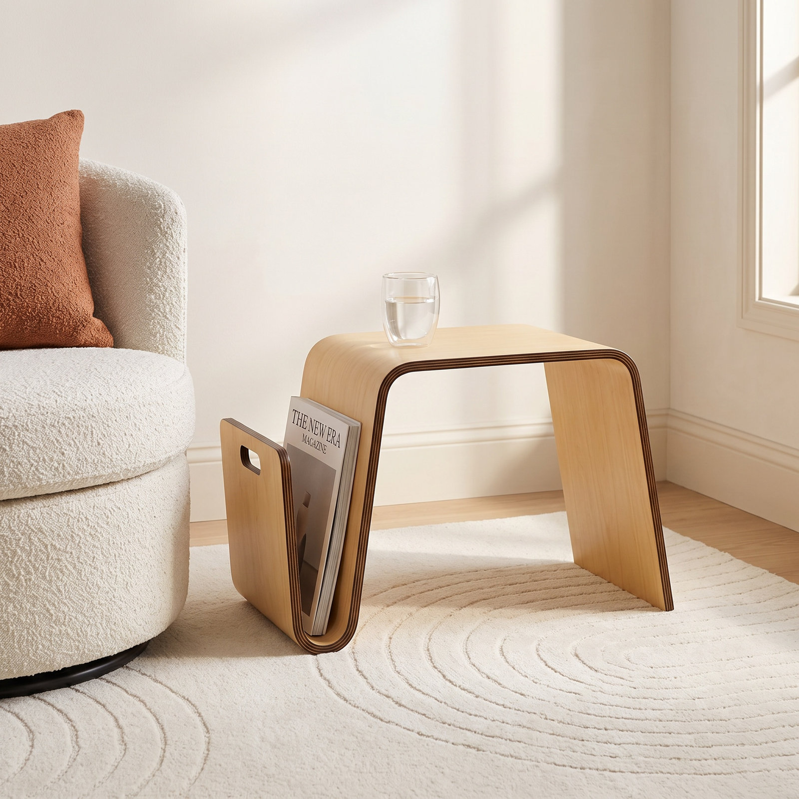 Meiko 27" End Table, Natural