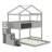 House Bunk Bed With Storage Staircase And Blackboard-1677905291