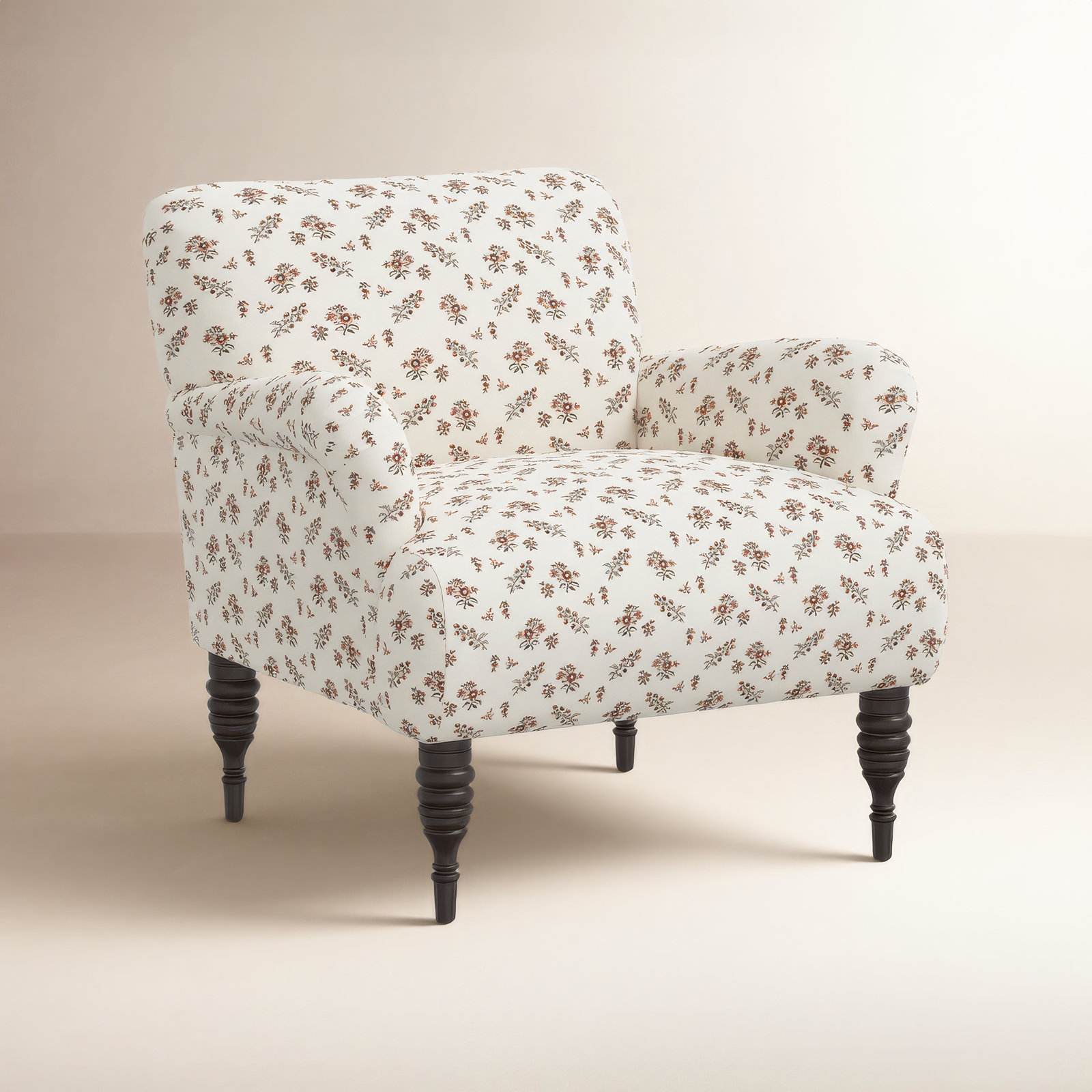 Allura 32" Wide Armchair, Ditsy Floral Natural