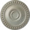 Endurathane Amelia Ceiling Medallion, 19 5/8"OD x 3/4"P (Fits Canopies up to 2 3/8"), Hand-Painted Flash Blue Finish