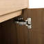 Armoire de salle de bain autoportante - 2 portes à fermeture en douceur contreplaqué chêne imitation chêne Bvb02430imo 30 "