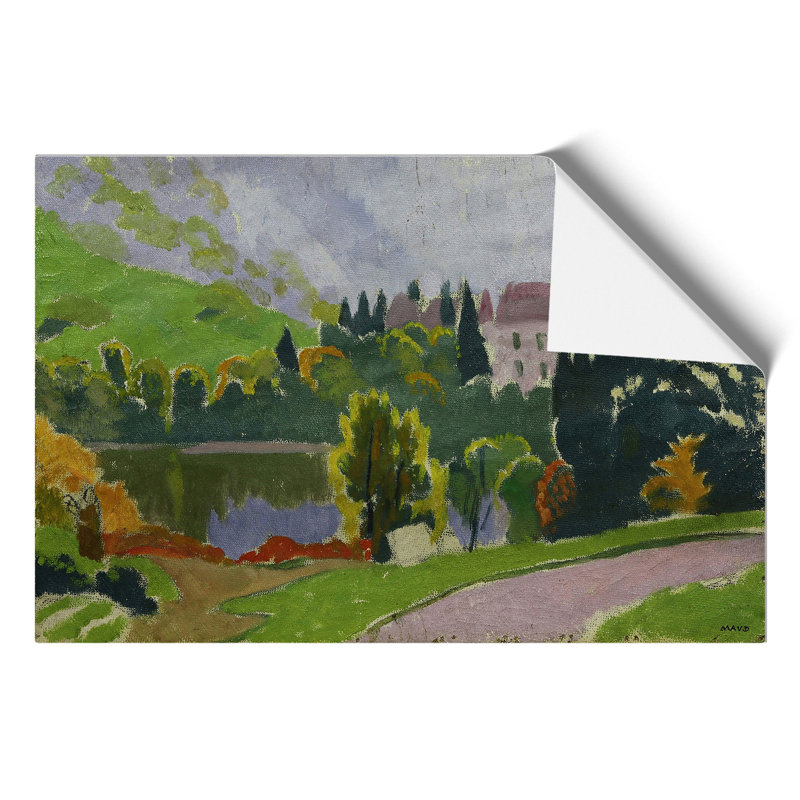 Landscape by Maurice Denis - No Frame Painting, 21cm H x 30cm W x 0.1cm D