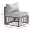 Chaise de patio avec coussins Adelfina