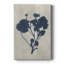 Fleurs pressées bleu marine II - Cavas enveloppés de galerie-108844165