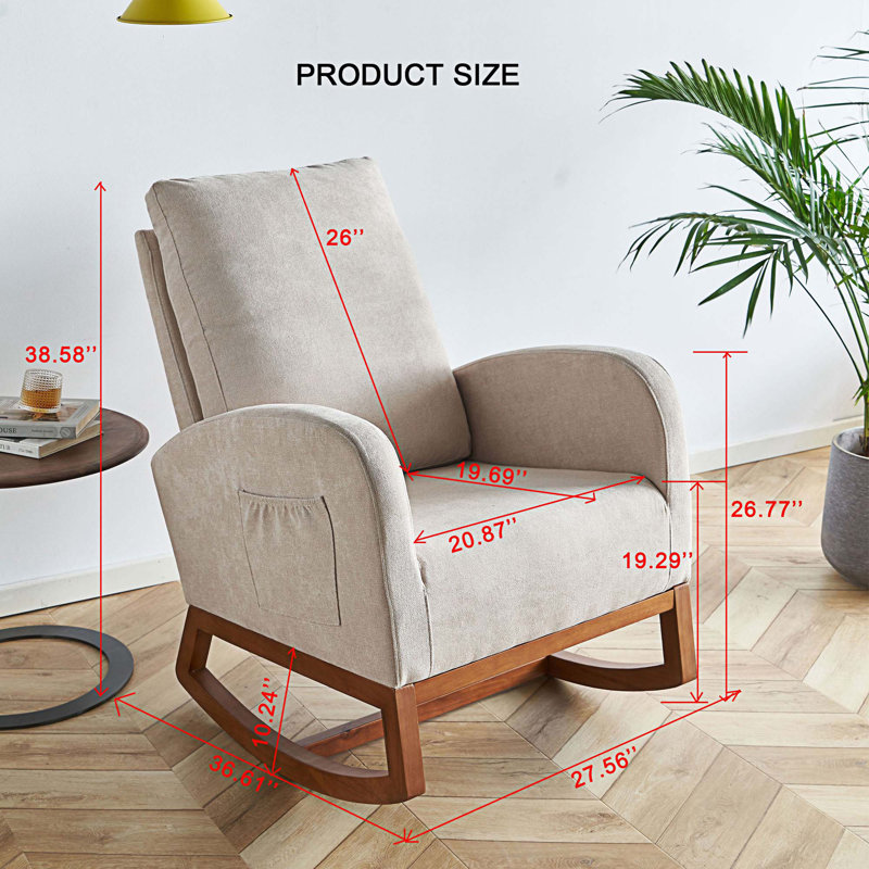 Fauteuil de 27,56 po de largeur Piegari