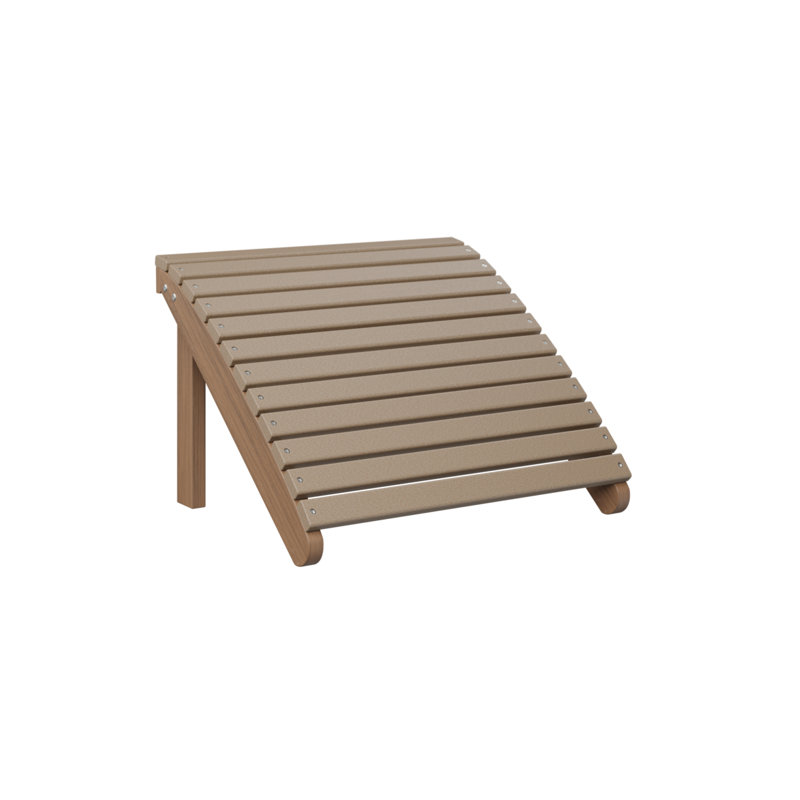 Repose-pieds Adirondack Berlin Gardens, Weatherwood Top/Antique Mahogany Base