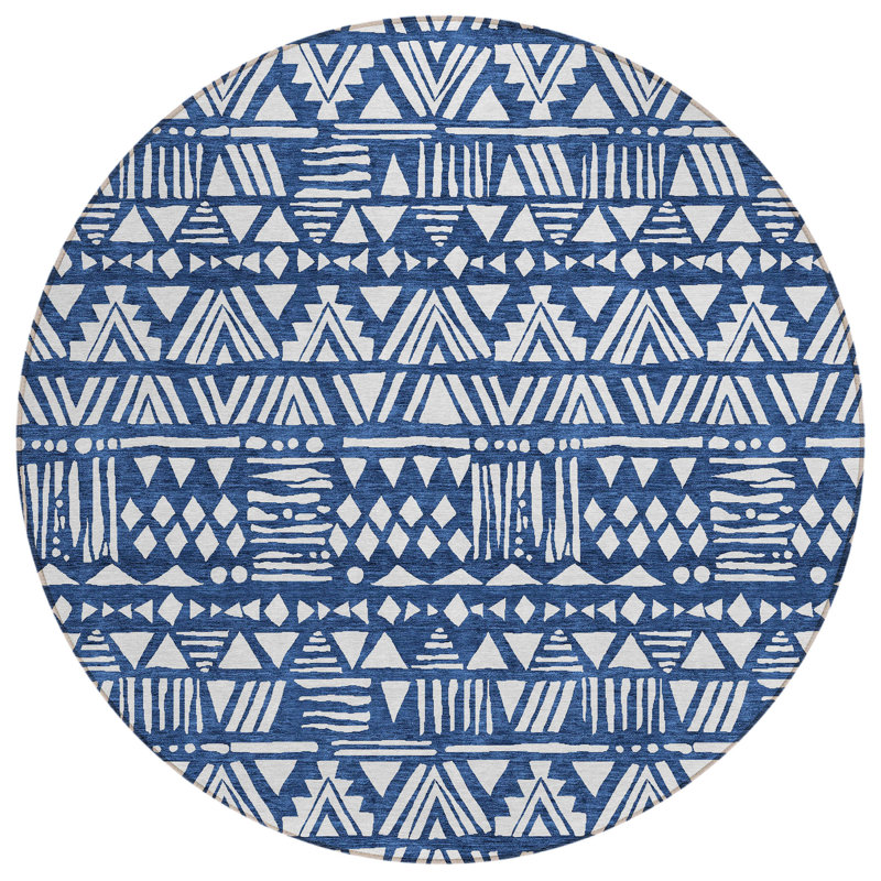 Tapis intérieur / extérieur Maliana, Rond 8 pi
