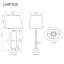 Lampe de table Culloden-131203690-131203693-131203695