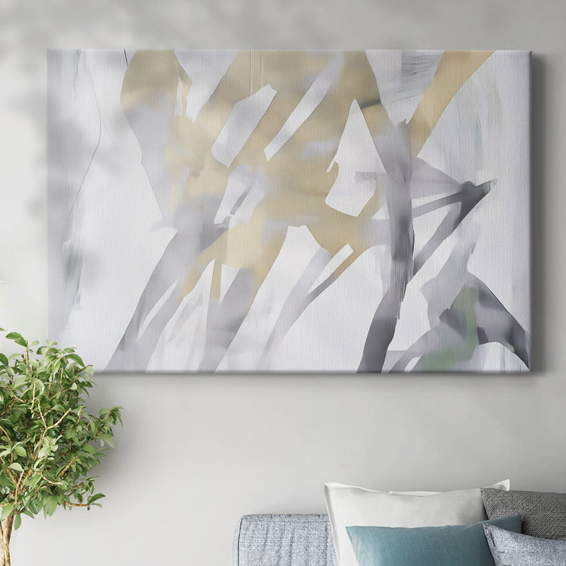 Série de paysages abstraits Lxxi, H 12 po x l 18 po