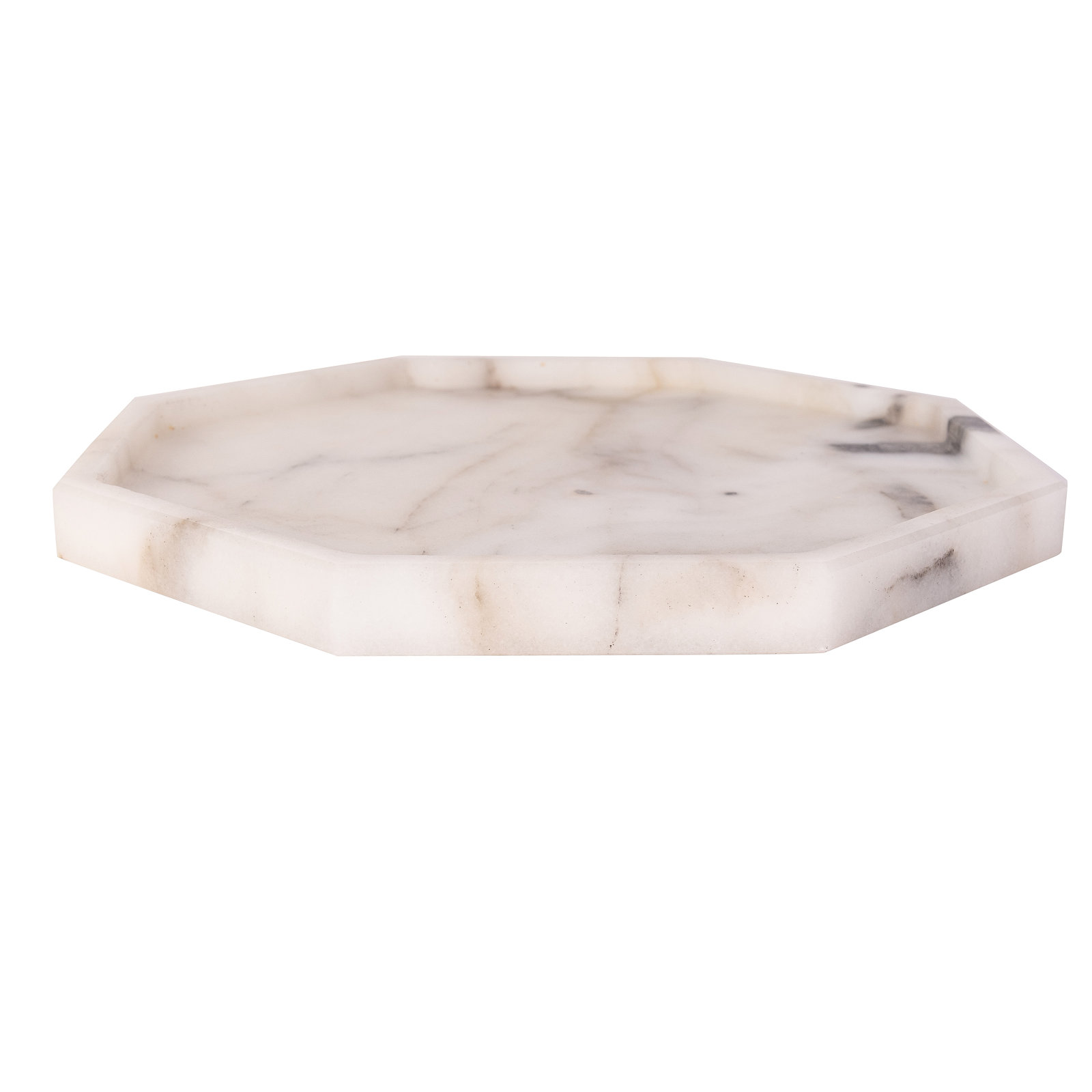 Artifacts Marble™ Octagonal Tray, White