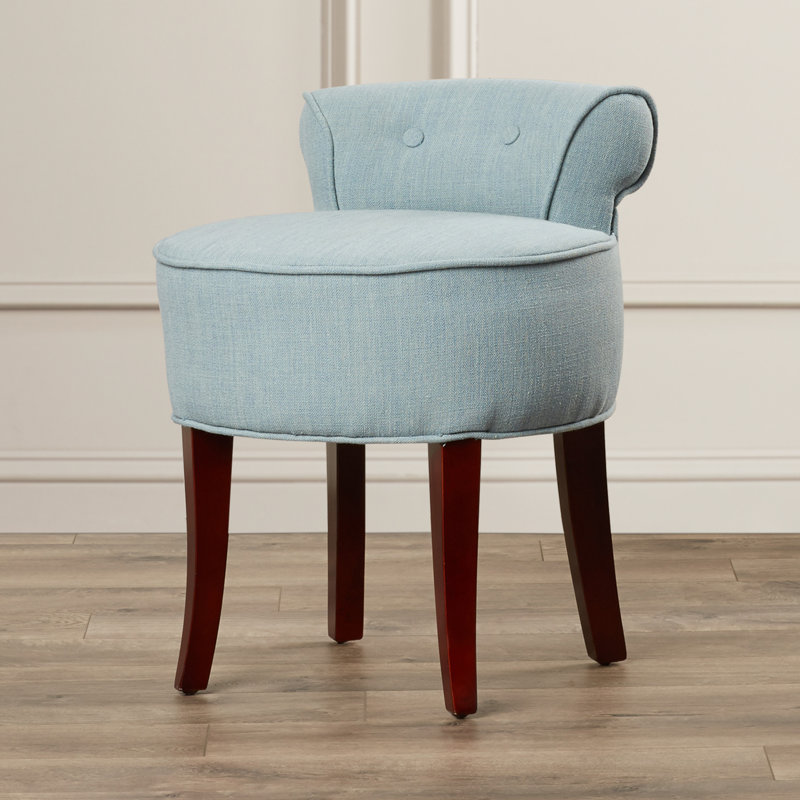 Tabouret de coiffeuse en bois massif