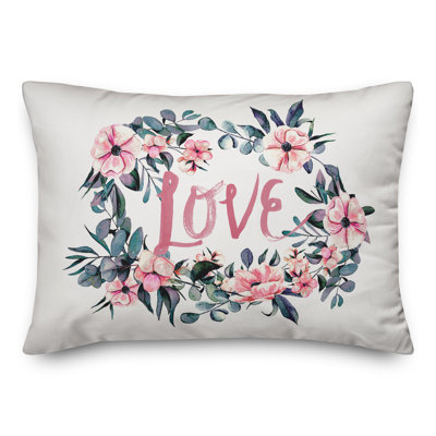  Coussin lombaire Love Wreath