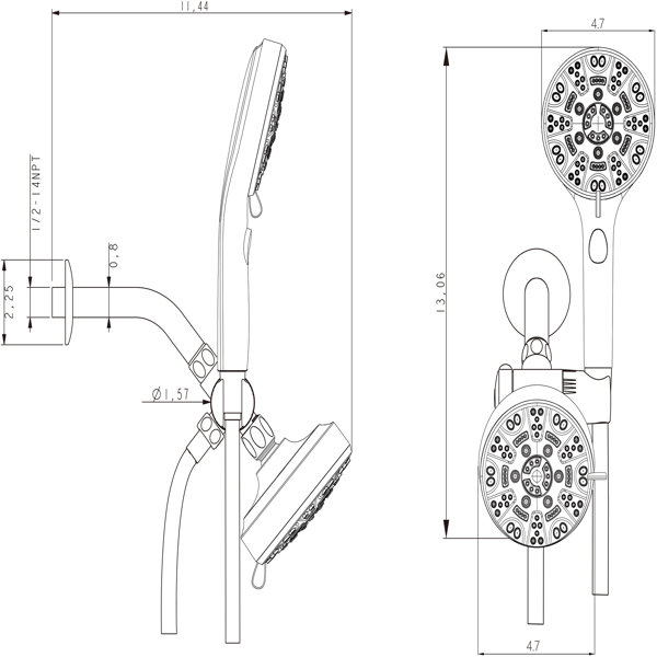 Dimensions du produit