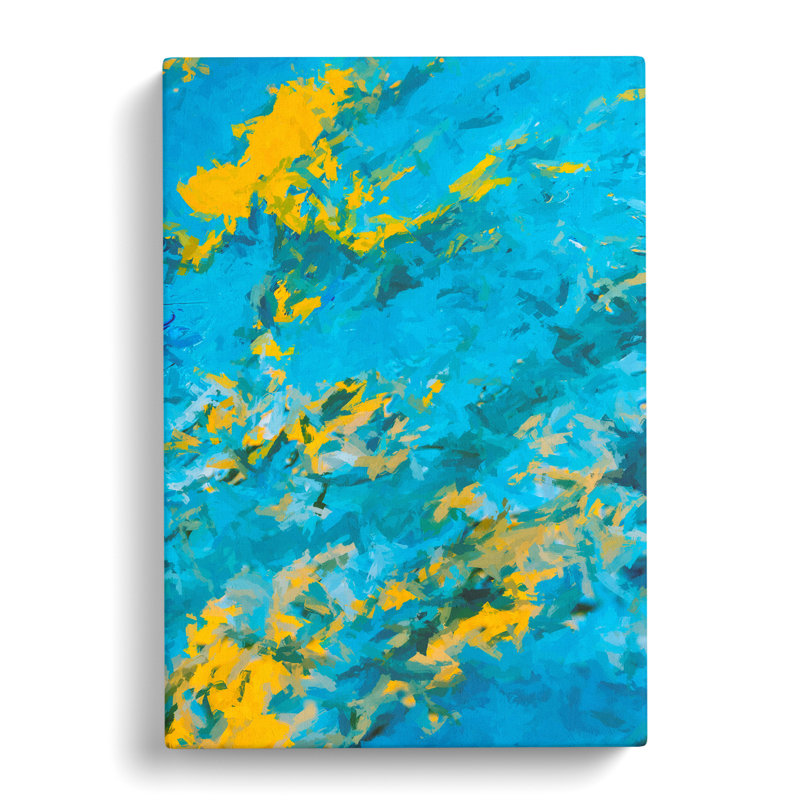 XC1022-4580X The Mist Abstract - Wrapped Canvas Print, 50cm H x 35cm W x 3cm D