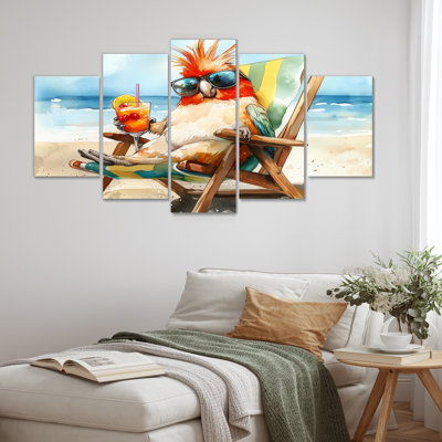 Sarabia - Coastal Animal Canvas Art Set