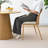 Coastal Woven Rattan Dining Chairs With Linen Seat (Set of 4)
