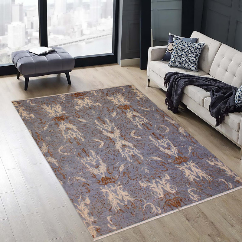 Everton Hand Knotted Wool Paisley Rug