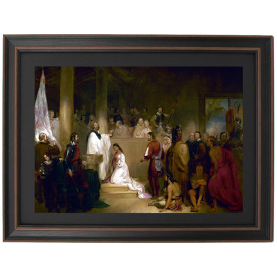 Baptism Of Pocahontas By John Chapman