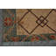 Tapis rétro, tapis turcs, tapis rétro, tapis de luxe bleu, tapis de 5,6 x 9,1 pi