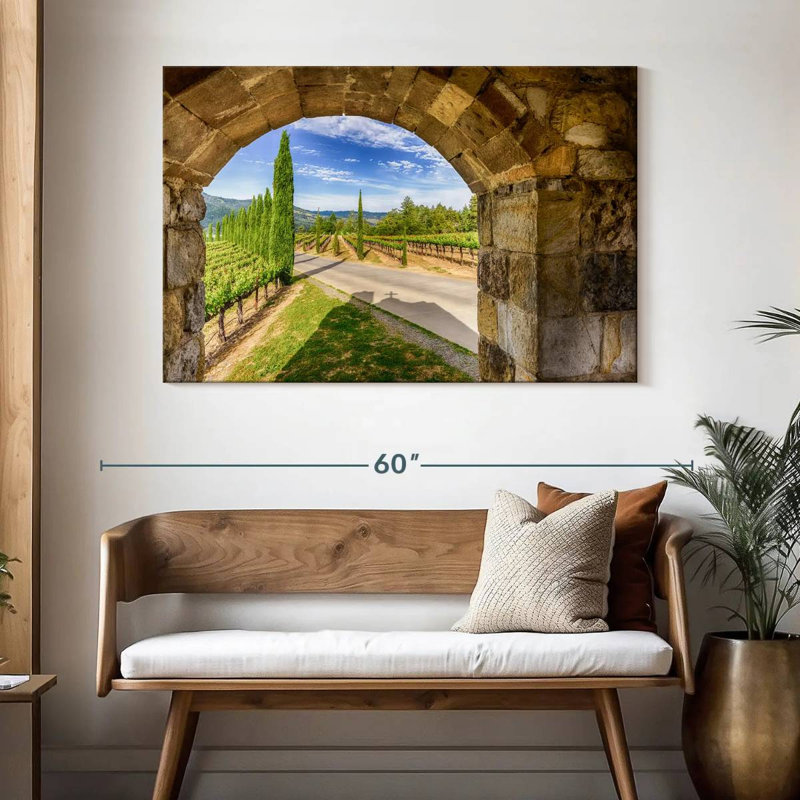 Alvord Winery In Napa, H 32 po x l 48 po
