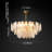 Cloude Modern 8-Light 3-Tier Unique Statement Cloud Glass Chandelier with Adjustable Hanging Rod Includes 8 G9 Bulbs Works with Dimmer Switch Hardwired Metal and Glass for Living Dining Bedroom-980296603