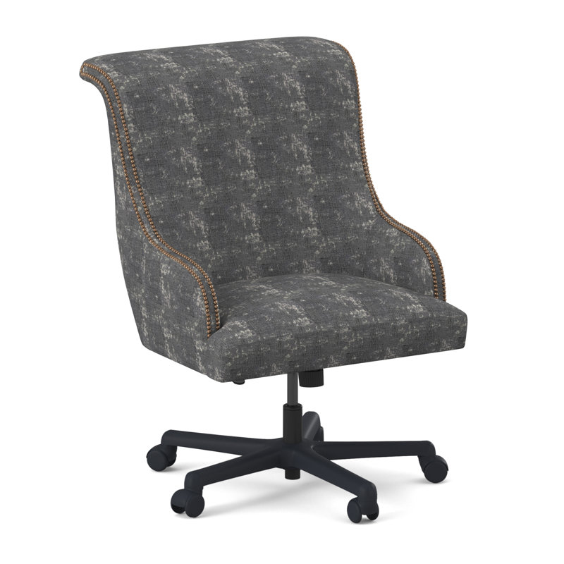 Madison Executive Chair, Weathered Brass Small, Stepping Stones Ivory