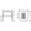AXOR Universal Softsquare Toilet Paper Holder