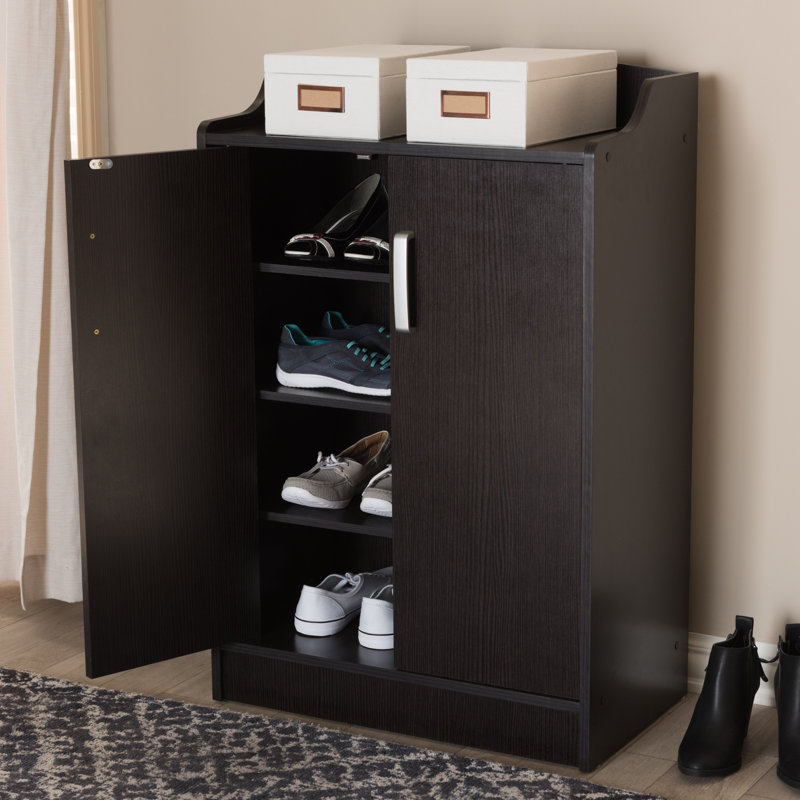 16 Pair Shoe Storage Cabinet