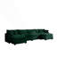 Canapé modulaire rembourré 4 places avec 2 repose-pieds Cloud - Like Comfy-1360330595