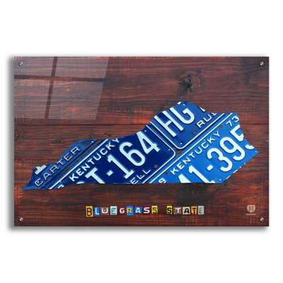 " Kentucky Licence Plate Map " by Design Turnpike