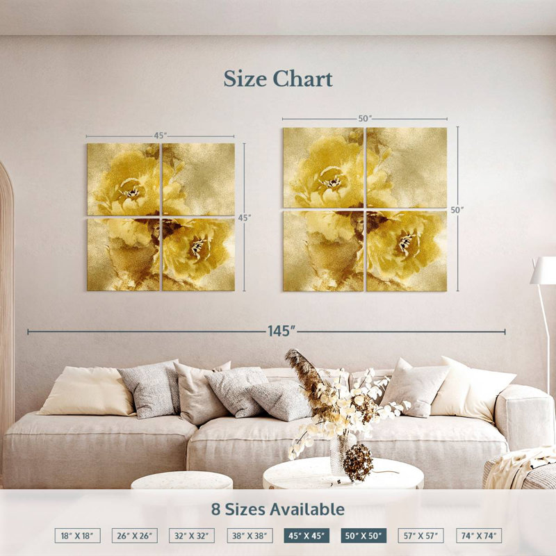 Harnek Flower Bloom On Gold II