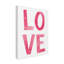 « love rose », art textuel sur toile tendue-26854886