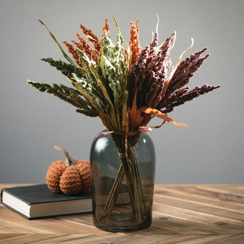 Rupani Glass Table Vase, 7.5" H x 4.75" W x 4.75" D