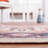 Chesnut Oriental Power Loom Ivory/Red Area Rug-1603547629
