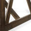 Table de salle à manger brune antique avec charme, en bois massif et l 71 po x P 35,5 po H 29,5 po, nécessaire d'assemblage + table, brun, 72,43 po 36,44 po 29,26 po