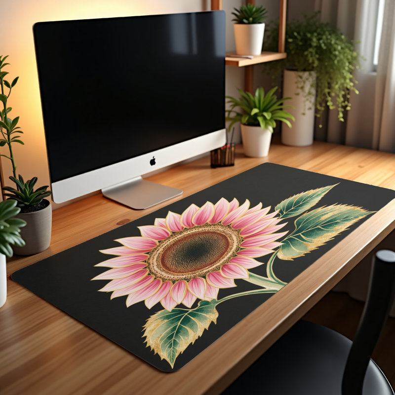 Polyester Desk Pad, 14.4x12.1