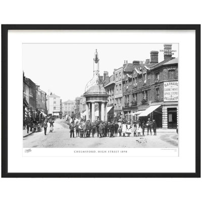 Chelmsford, High Street 1898 by Francis Frith - Single Picture Frame Print
