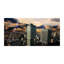Aksah Beige - Storm over Warsaw 1 Piece Wall Art on Glass