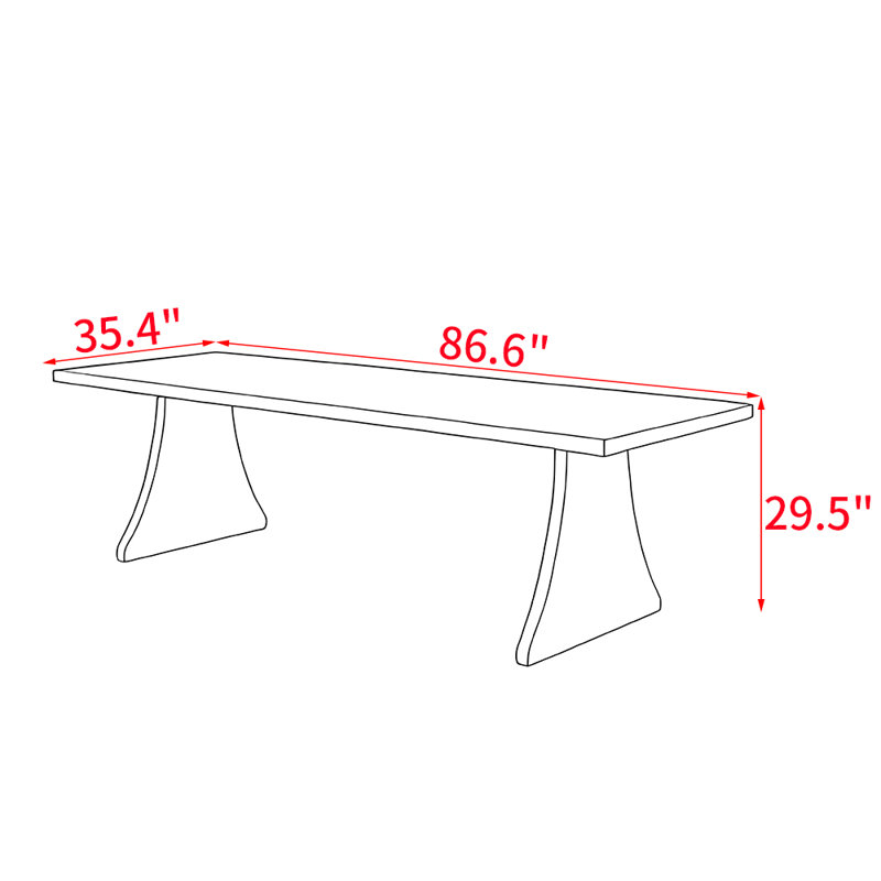 Adryell, 29.5"H x 86.6"L x 35.4"W