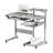 Complete Computer Workstation Desk, Grey