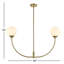 Lustre de 36 pouces en laiton Living District Nyomi-1754867054-1754867063