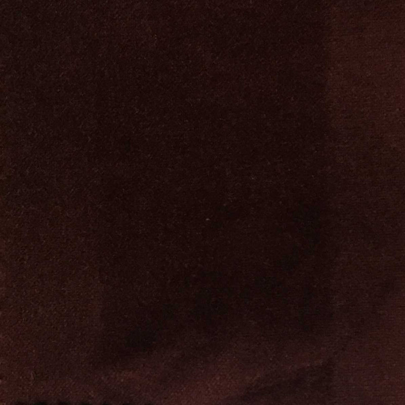 Bowie-Regal Cotton Plain Velvet Upholstery Fabric, Cedar