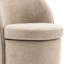 Fauteuil d'appoint rembourré pivotant avec dossier haut-1629528275