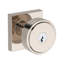 Vashon Keyed Entry Knob with Contemporary Square Rose in Polished Chrome-119924307